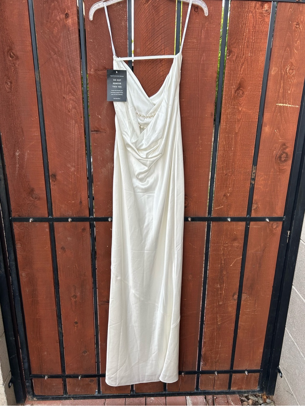 Retrofete Wendi Strapless Maxi Dress size XS white NWT - Picture 3 of 10